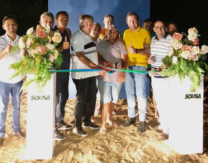 Prefeitura de Sousa inaugura sistema de abastecimento d’água na Comunidade Rural Pedregulho